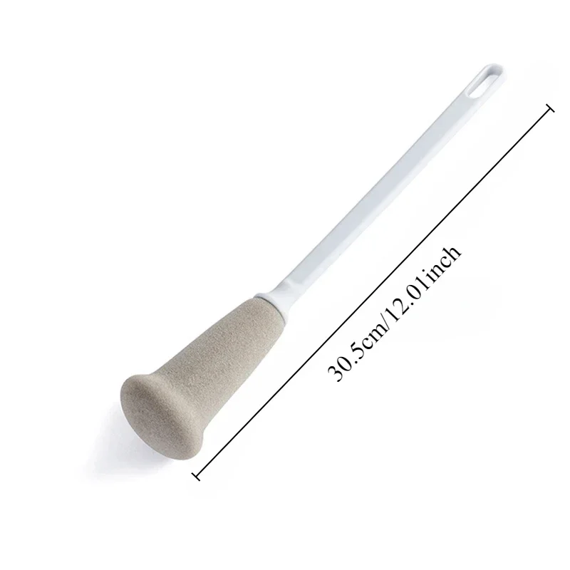 1pc Long handled sponge brush Bottle washing brush Can be hung Cup brush Quick drying No dead corners Kitchen utensils 2