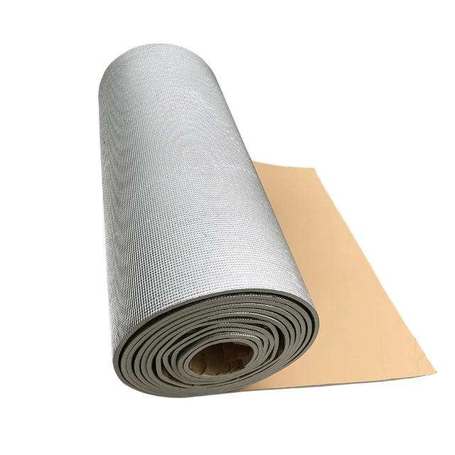 1Roll 5 Mm Vastag Autós Akusztikus Hőhanghankáló Szőnyeg Hangbiztos Fali Panelek Autó Deformáló Zajszigetelő Szőnyegek Autókhoz - Image 2