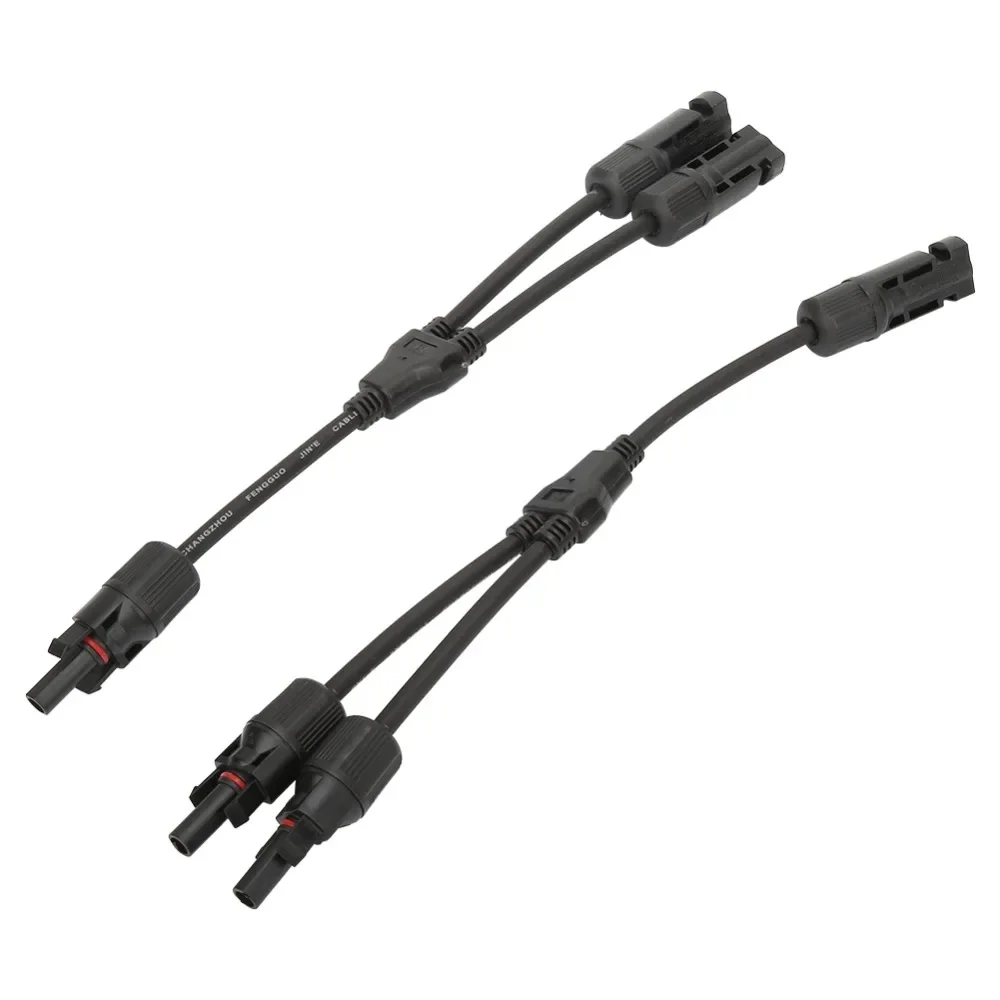 1쌍 병렬 Y 분기 커넥터 1000V 30A FFM+MMF 케이블 분배기 방수 IP67 태양광 패널 어댑터 PV 시스템