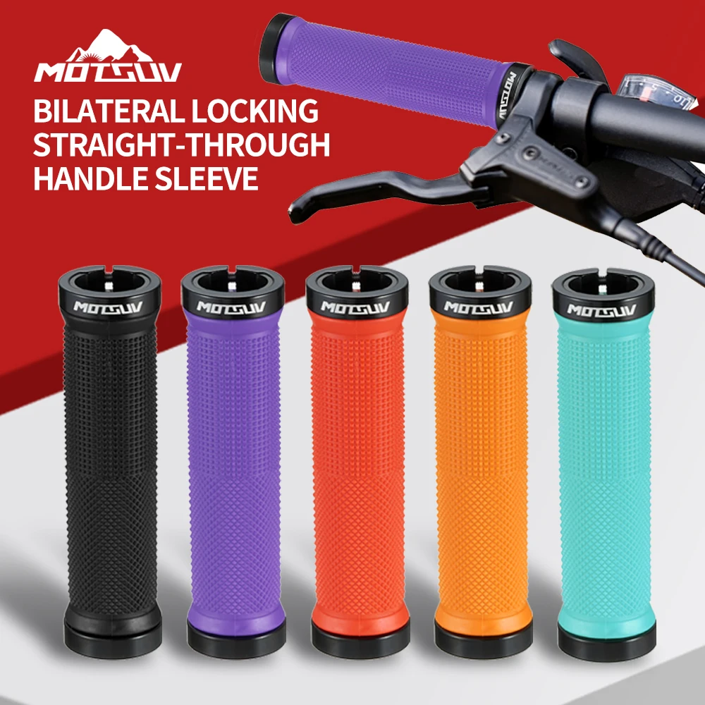 MOTSUV Bicycle Grips Aluminum Alloy Lockable Anti-Slip