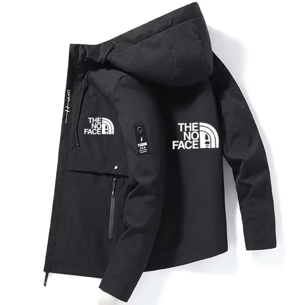 

Korean men's windbreaker jacket, zippered casual work jacket, fashionable sports jacket, Spring and Autumn, 2023