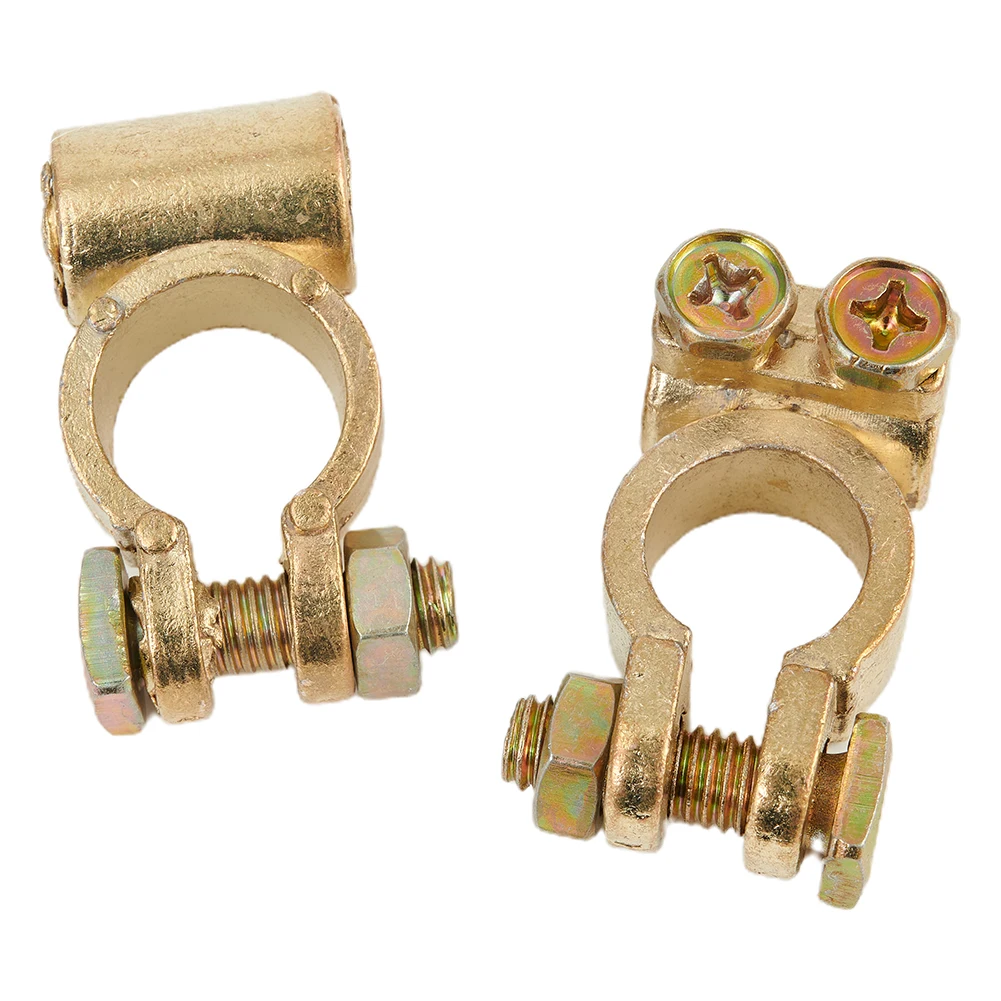 

A Pair Leisure Battery Terminals Connectors Clamps Car Van Caravan Motorhome 12V Automotive Power Starter Accessories