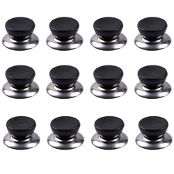 12pcs Replacement Lifting Handle Universal Pot Lid Holding Handle Glass Lib Cover Knob Cap for Kitchen Handgrip Cookware