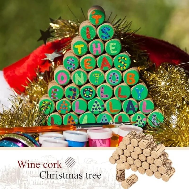 Natural Wood Straight Wine Corks Wine Bottle Stopper Making Bottles Corks For Corking Homemade Art Projects