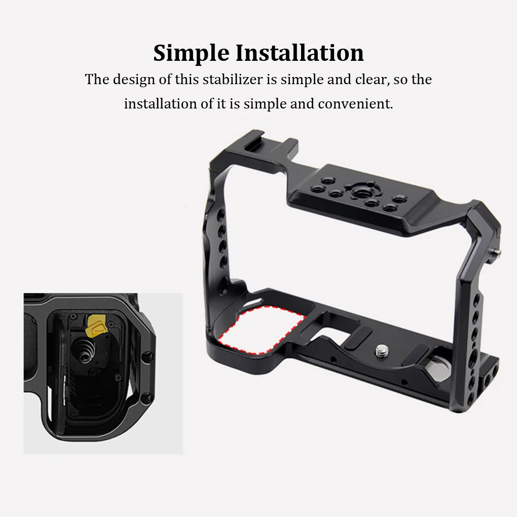 

Cameras Camera Cage Sturdy Multifunctional Stabilizer Extension Frame