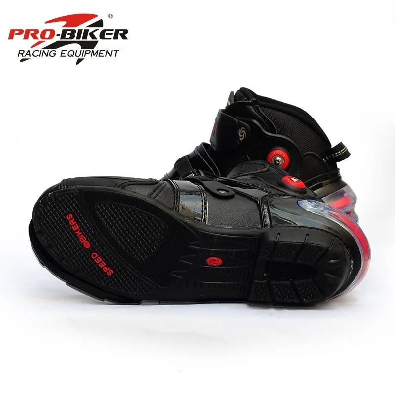 Microfiber Leather Motorcycle Short Boots Professional moto shoes Racing bota motociclista Motorcycle Boots motorcycle boots