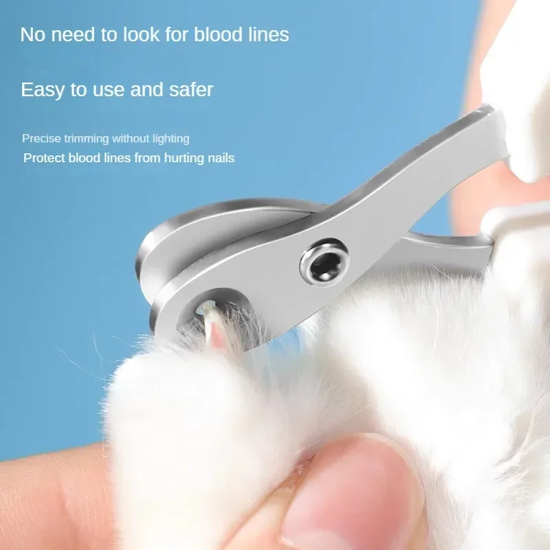 Cat Nail Clippers Claws Scissors Stainless Steel Cutter Pet Nail Grooming Clipper Tool Trimmer for Small Cat Dog Puppy