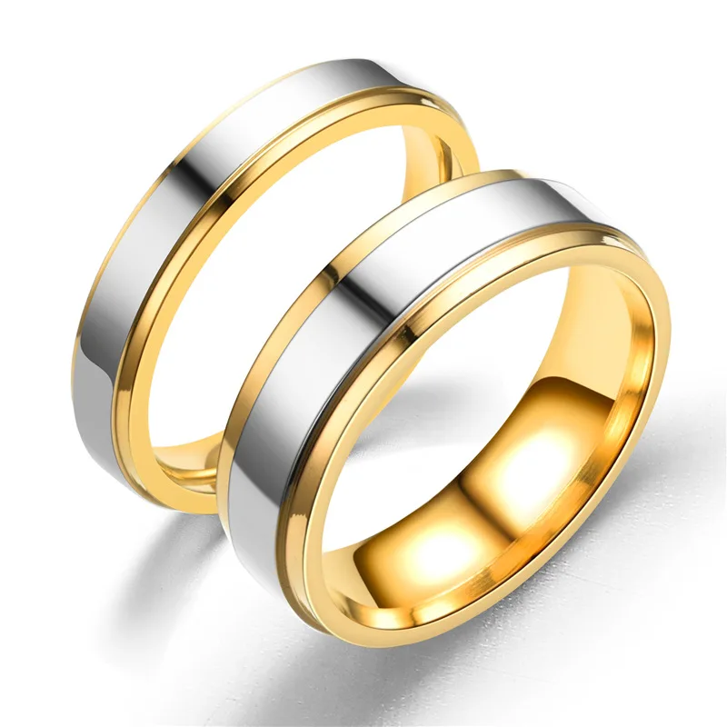 Ramos Timeless Elegance Stainless Steel Couple Ring – Classic Band