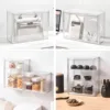 Clear Storage Case, Dustproof Wall Storage Box, Cosmetic Skincare Containers, Cosmetic Display Cases, Layered Makeup Organizer 5