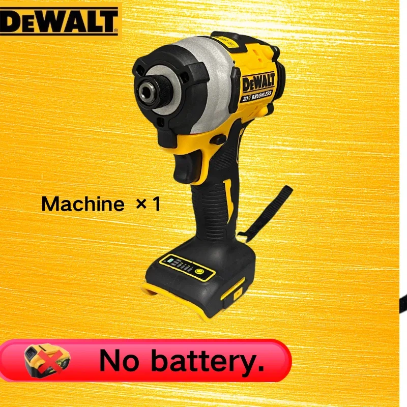 DEWALT 무선 전기 드릴 도구, 임팩트 드라이버, 20V 무선 드릴 드라이버, 브러시리스 모터 전원 충전식 드릴 세트