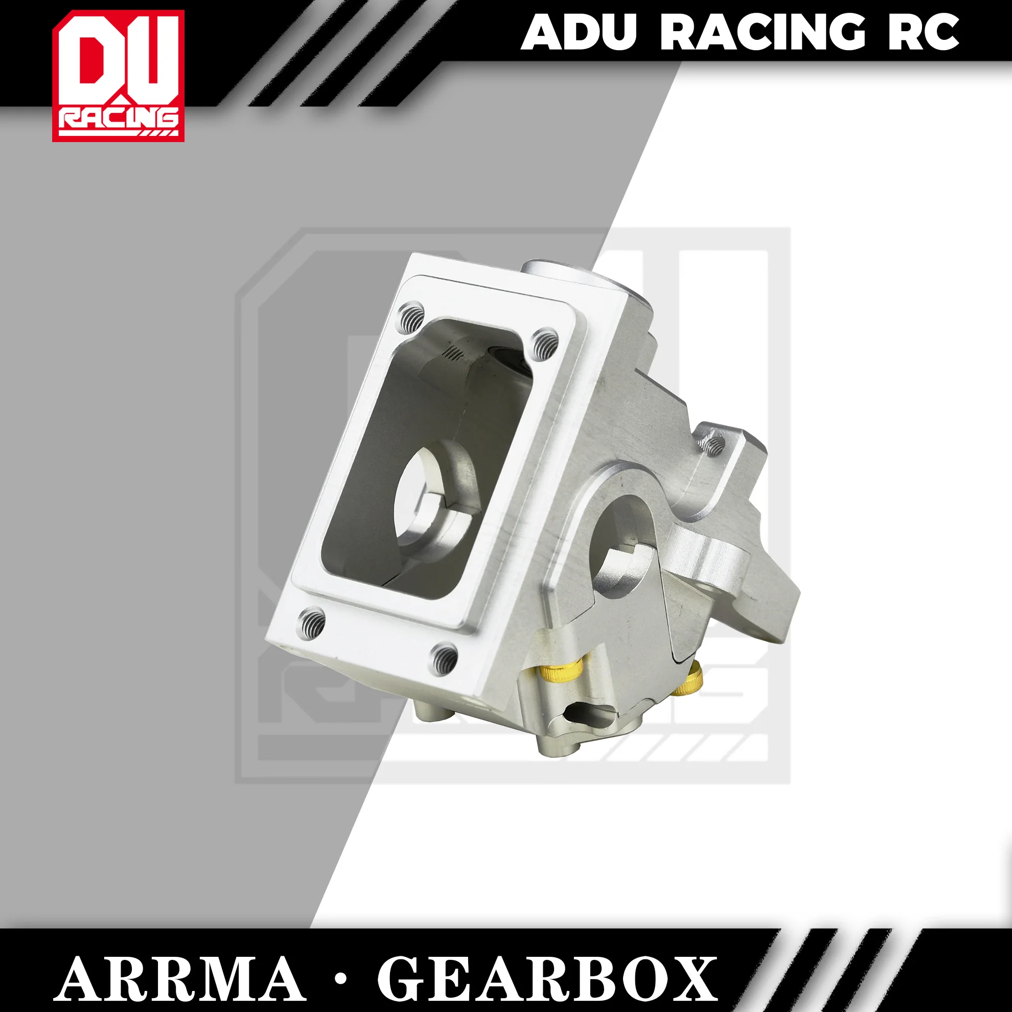 ADU Racing GEARBOX CASE SET CNC 7075 T6 ALUMINUM For ARRMA 1/8 AND 1/7 6S rc car parts