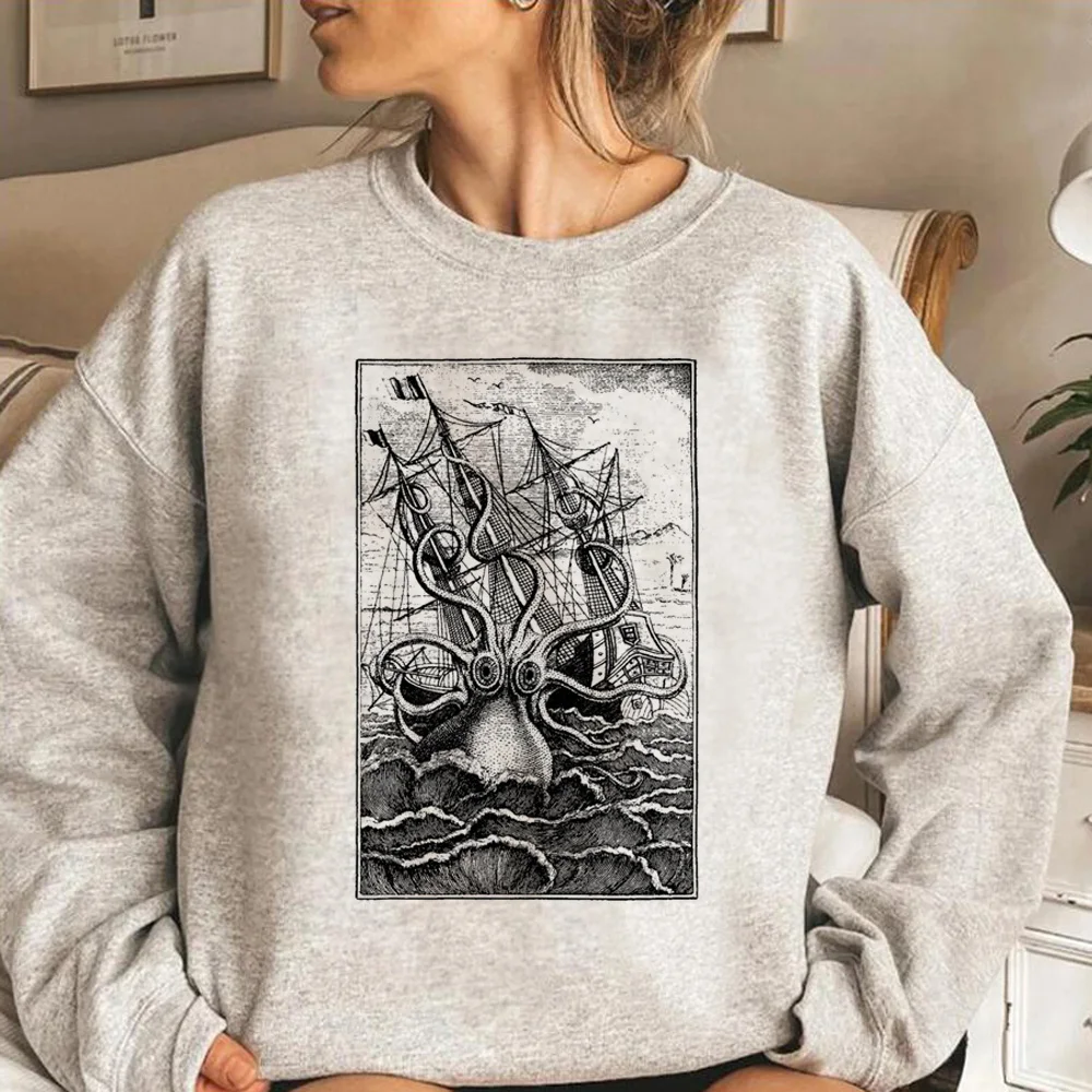 

Vintage Kraken attacking ship