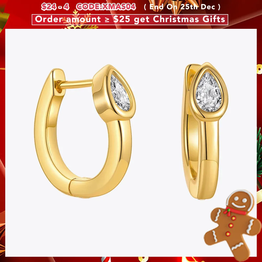 

ENFASHION Waterdrop Zircon Stud Earring For Women Gold Color Earrings 2021 Fashion Jewelry Party Wholesale Pendientes E211243