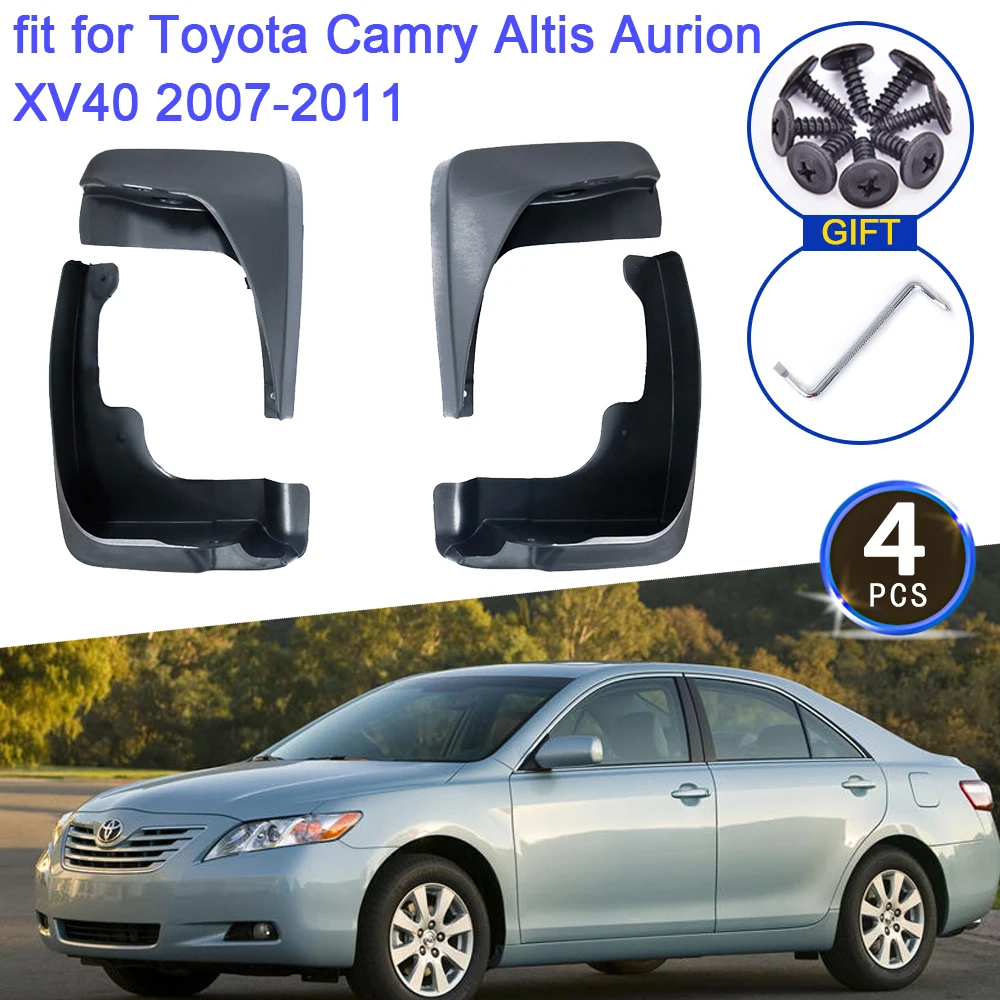 Mud Flaps For Toyota Camry Altis Aurion XV40 2007 2008 2009 2010 2011  Splash MudGuards Front Wheel Fender Guard Car Accessories - AliExpress