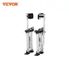VEVOR Drywall Stilts 18''-30''/36''-50'' Adjustable Aluminum Tool Stilts with Protective Knee Pads Non-Slip Work Stilts for Home 1