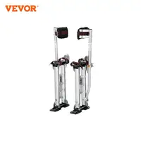 VEVOR Drywall Stilts 18''-30''/36''-50'' Adjustable Aluminum Tool Stilts with Protective Knee Pads Non-Slip Work Stilts for Home 1