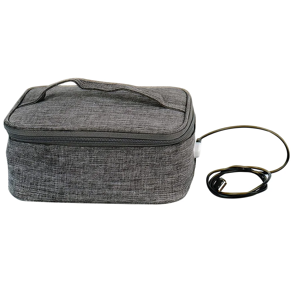 

USB Heating Lunch Box Bag Multi-function Daily Use Food Reusable Bento Bags Cationic Cloth Outdoor Convenient Handheld