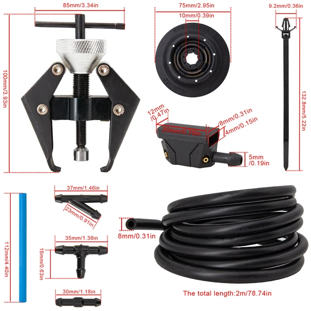 Extracteur de bras d'essuie-glace professionnel, extracteur de rouleau,  borne de batterie de voiture automatique, outils de réparation de roulement  de THERnator - AliExpress