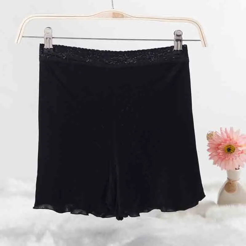 Women Safety Shorts Silk Leggings Underwear Culottes Pyjama Bottoms