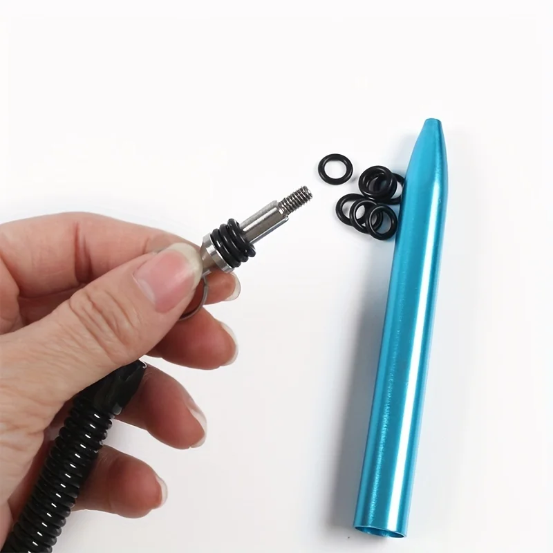 Ein Set aus Edelstahl-Wacky-Rig-Angelwerkzeugen mit 100 O-Ringen – Detail 5