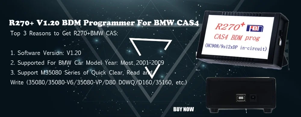 가장 저렴한 R270 + V1.20 BDM 프로그래머, CAS4 BDM 프로그래머 R270 자동 키 프로그래머 무료 배송