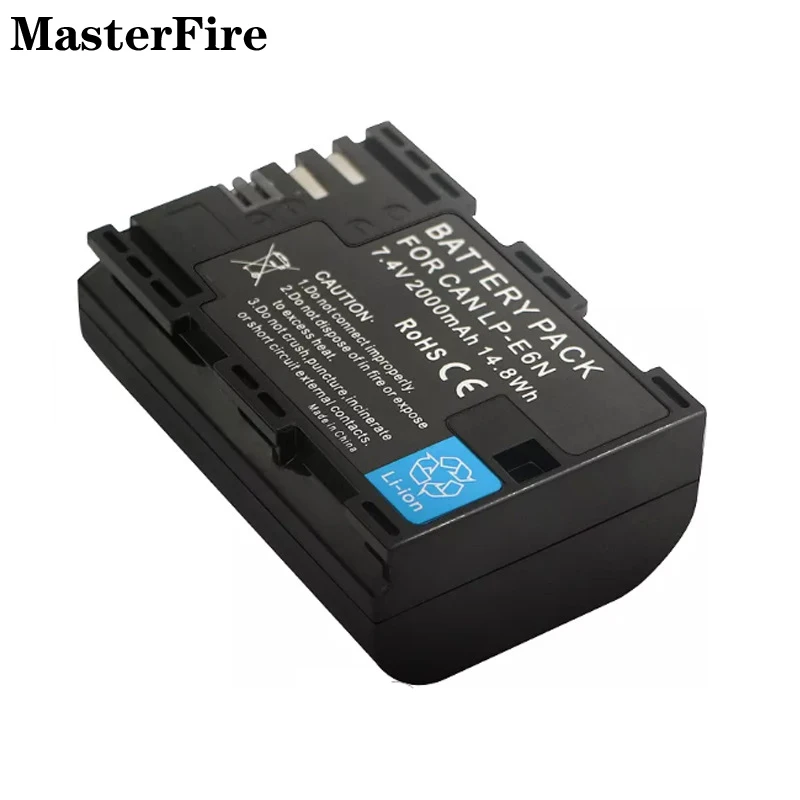2-10 Pz Lp-E6N Lpe6N Lp-E6 2000Mah Batteria Di Ricambio Per Canon Eos 5D Mark Iv Iii Ii, 7D Mark Ii, 80D, 70D, 60D, 6D, 7D Cell