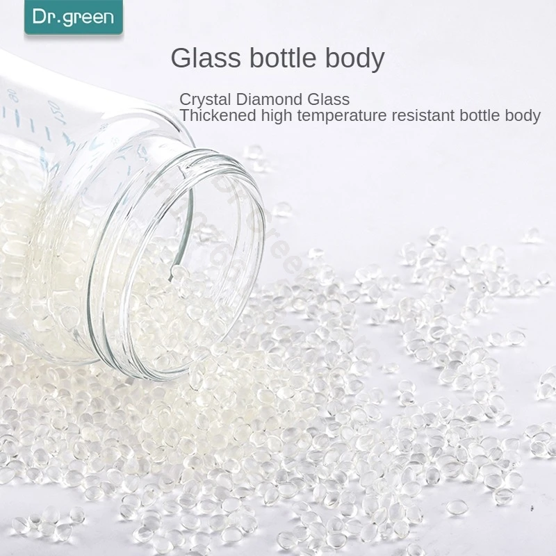 Dr.Green  Wide Mouth Baby Bottle body Inverted Bottle Body Glass/PPSU material 150mL/240mL/300mL High temperature resistant 5