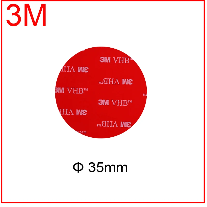 5pcs Dia=45mm Round Circle 3M 5925 Double Sided Adhesive VHB Foam
