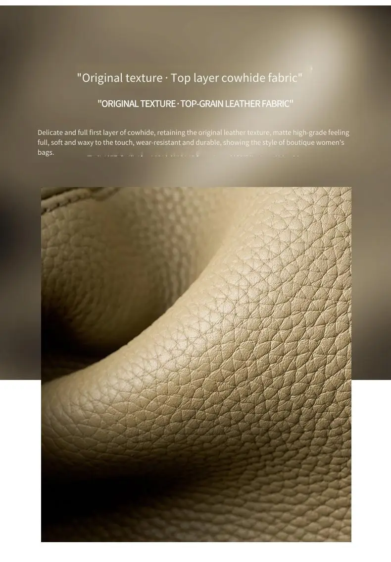 Damen-Unterarmtasche, aus hochwertigem Rindsleder, im Pendler-Stil mit luxuriösem Flair, geräumige Umhängetasche – Detail 10