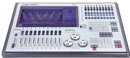 Tiger Touch II 2 스테이지 조명 콘솔 컨트롤러, 디스코 DJ 효과, 움직이는 헤드 조명, 전문 장비, DMX512