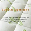 Bamboo_Viscose Mattress Topper Queen Size, Cooling Extra Thick Breathable Mattress pad 2