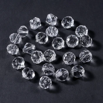 Faceted Acrylic Spacer Beads 1