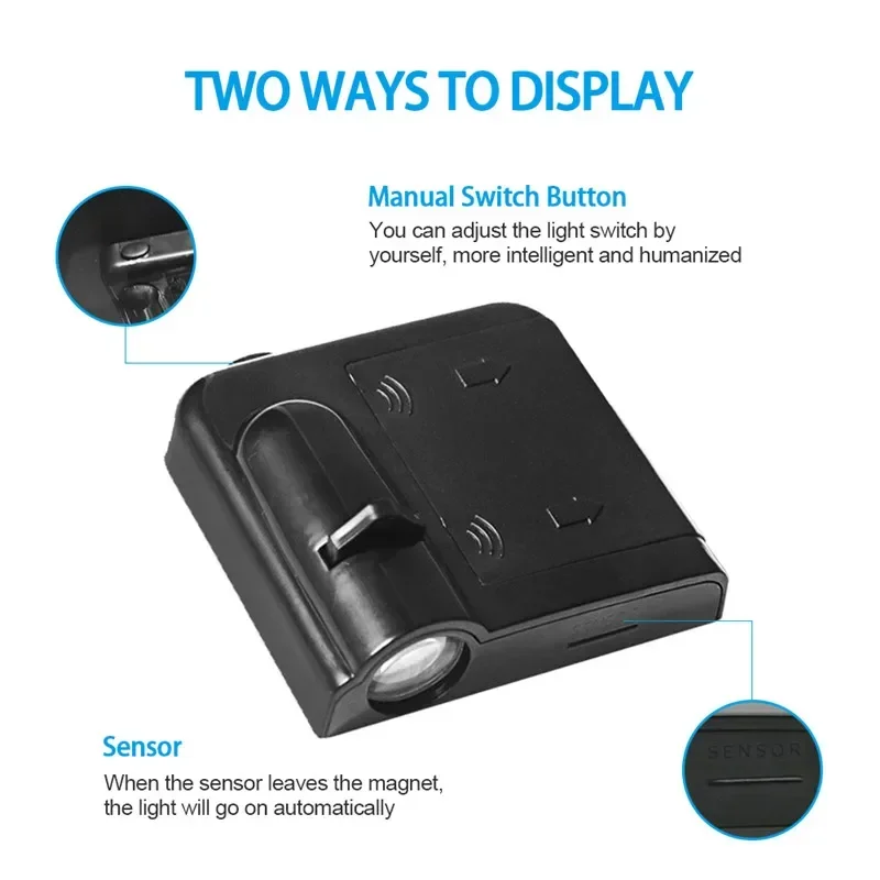Фото Беспроводные фонари для проектора, 2 шт., для Lancia Delta Ypsilon Lybra Musa Kappa №3