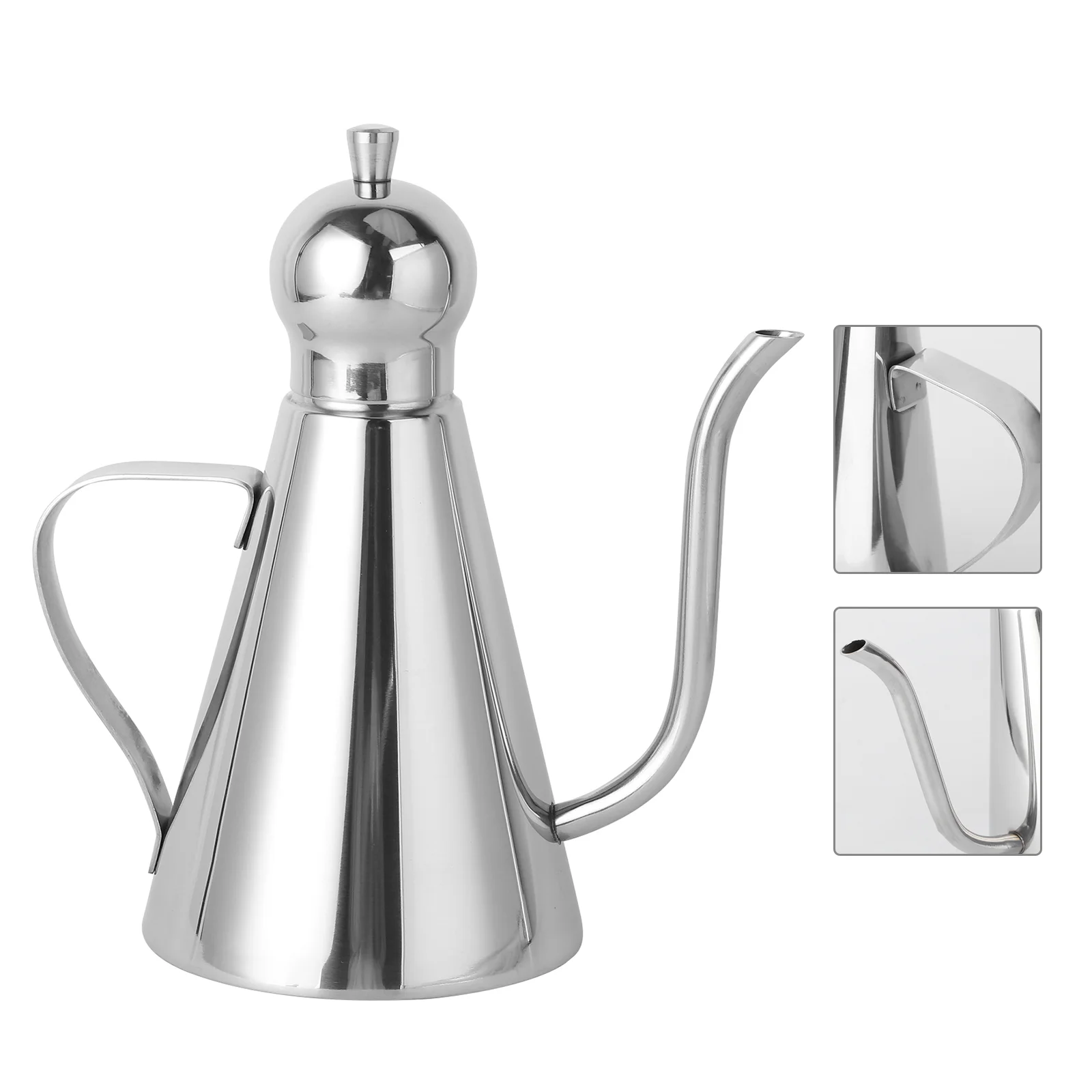 

Stainless Steel Oil Dispenser Leakproof Vinegar Bottle Durable Sauce Container Kitchen Gadget Oil Container for Kitchen