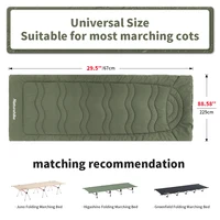 Natureifa-Matelas de lit pliant ultraléger, matelas de bureau lavable, lit de camping portable, coussin de couchage, chaud, extérieur, hiver, nouveau, 2024 5