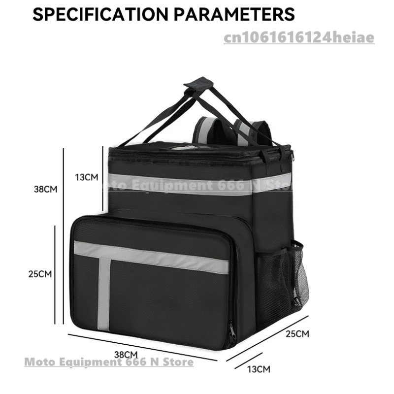 Pizza Delivery Bag Portable Delivery Box Large Capacity Thick Insulation Bag Deliverybag Outdoor Picnic Cycling Backpack