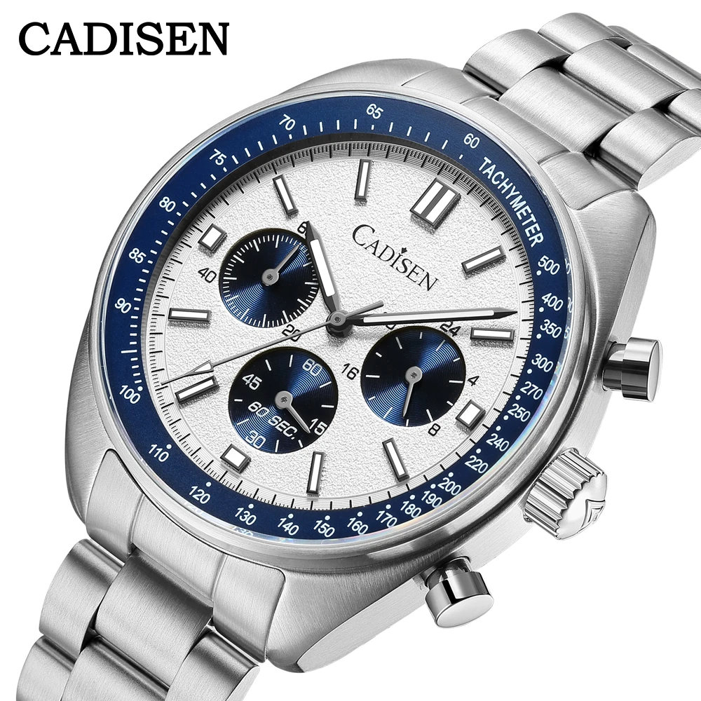 CADISEN Orologio Uomo Quarzo Minimal – Vetro Zaffiro, Cinturino In Nylon, Impermeabile 50m – Regalo