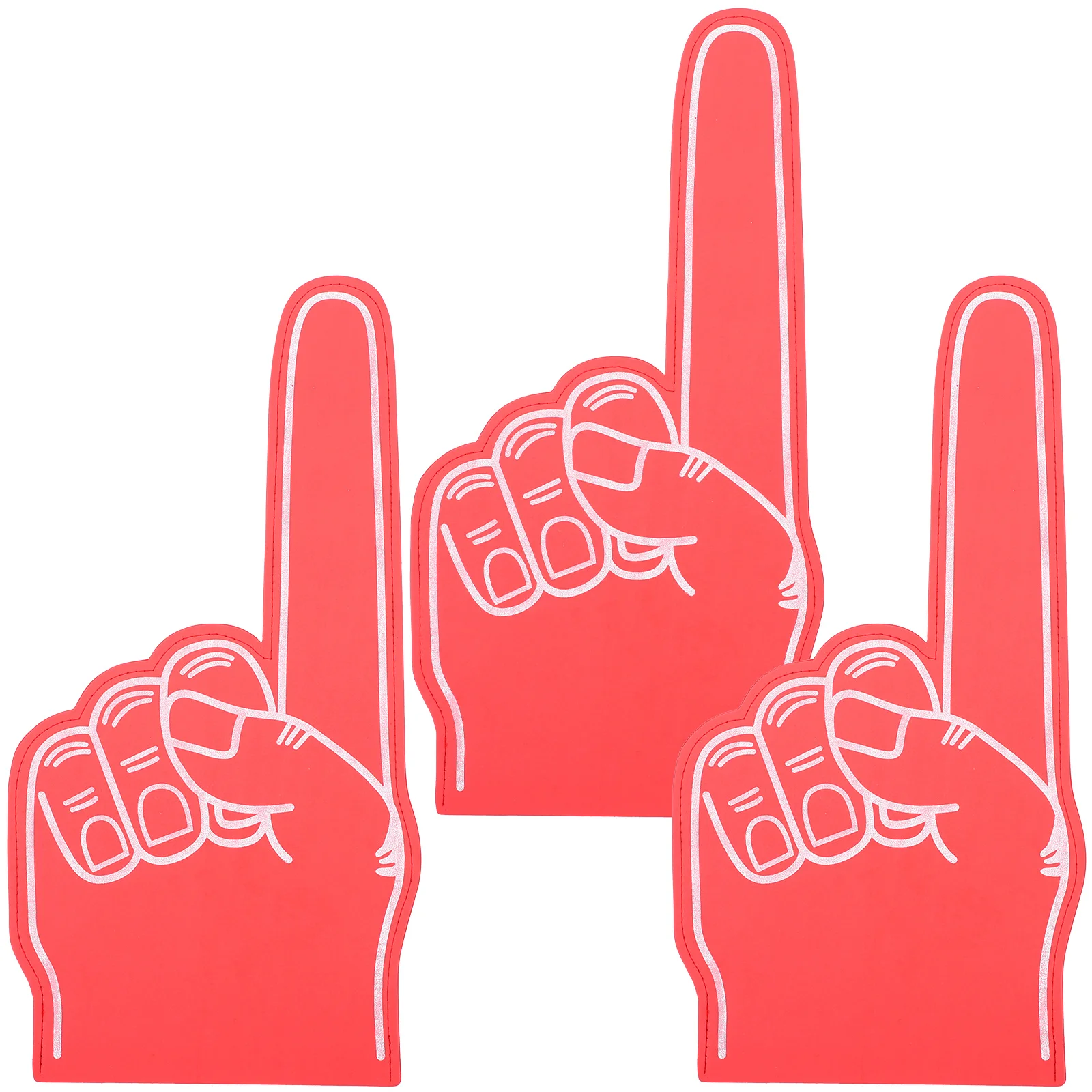 

Finger Foams Sportscheerleading Party Hand Favors Props Noisefingers Makers Cheerleader Number Events Cheer Football Poms Pom