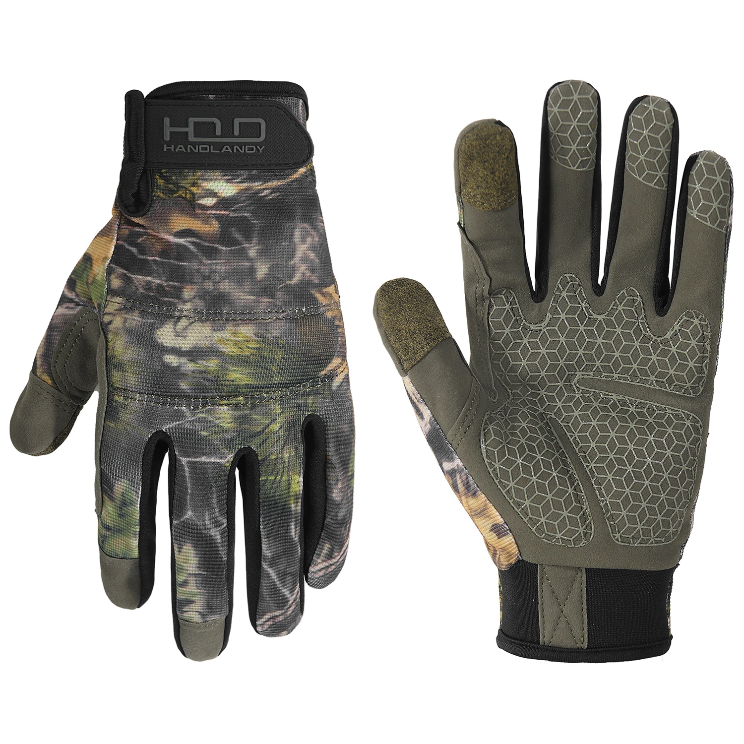 HANDLANDY Work Gloves for Men, Utility Mechanic Working Gloves Touch Screen, sports traning tactical Gloves