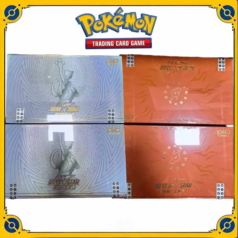 Simplified Chinese 8.0 Charizard VSTAR Mewtwo Pkm Card Original Collect Trading PTCG Card Game Collect Suit Gift Box Child Gift