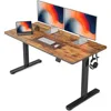 Electric Standing Desk, 55 x 24 Inches Height Adjustable Stand up Desk, Sit Stand Home Office Desk, Computer Desk 1