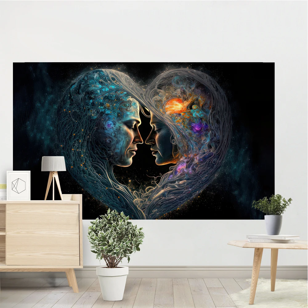 

Caring Figures Beautiful Tapestries Vines Manbohemian Style Room Wall Decoration