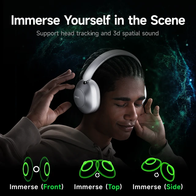 High-quality immersive headphones for superior 3D sound and head tracking experience. Perfect for gaming, music, and virtual reality environments.