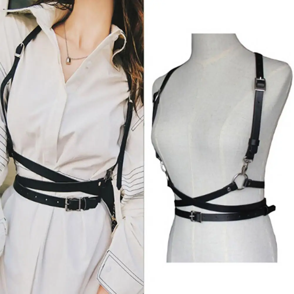 

Waist Belt All Match Adjustable One-piece Firm Stitching Slim Fit Lace Up Faux Leather Sling Integrated Women Waist Belt