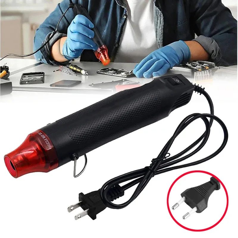 EU/US 2026 Air Gun Soldering Temperature Blower Gun DIY Crafts Electric Power Hot Dryer Mini Heat Gun For Shrink Tubing Car Wrap