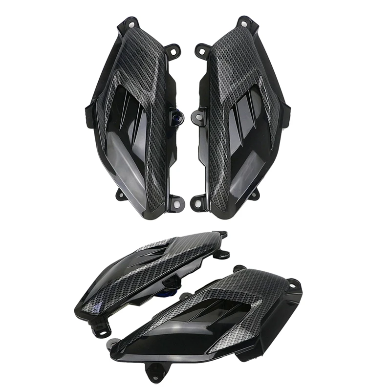 

Motorcycle LED Side Vent Cover Light Carbon Fiber Case For Yamaha NMAX 125 155 2013-2020