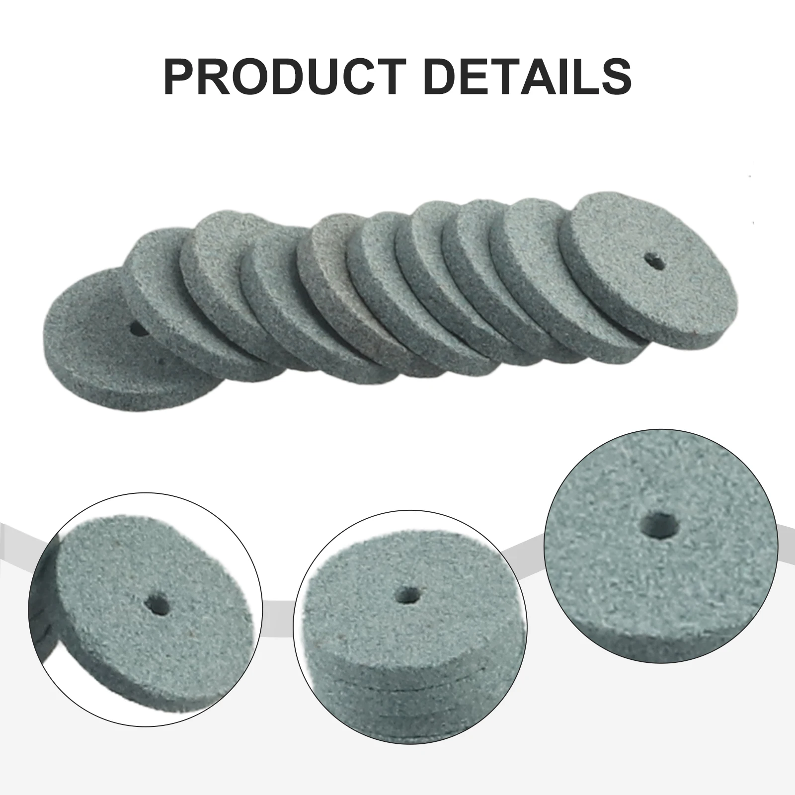 

Tool Mini Drill Grinding Wheel Pad Polishing Replacement Abrasive Disc Buffing Wheel Flint For Wood / Metal 20Pcs