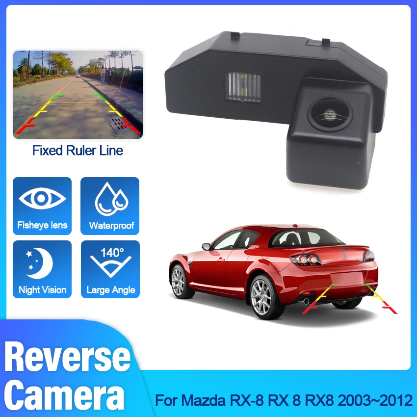 

Rear View Camera Reversing Camera Car Back up Camera HD CCD Night Vision Vehicle Camera For Mazda RX-8 RX 8 RX8 2003~2012