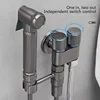 Handheld Bidet Toilet Spray Gun Set Stainless Steel Bathroom Cleaning Women Washing Portable Spray Gun Bathroom Accessories 3
