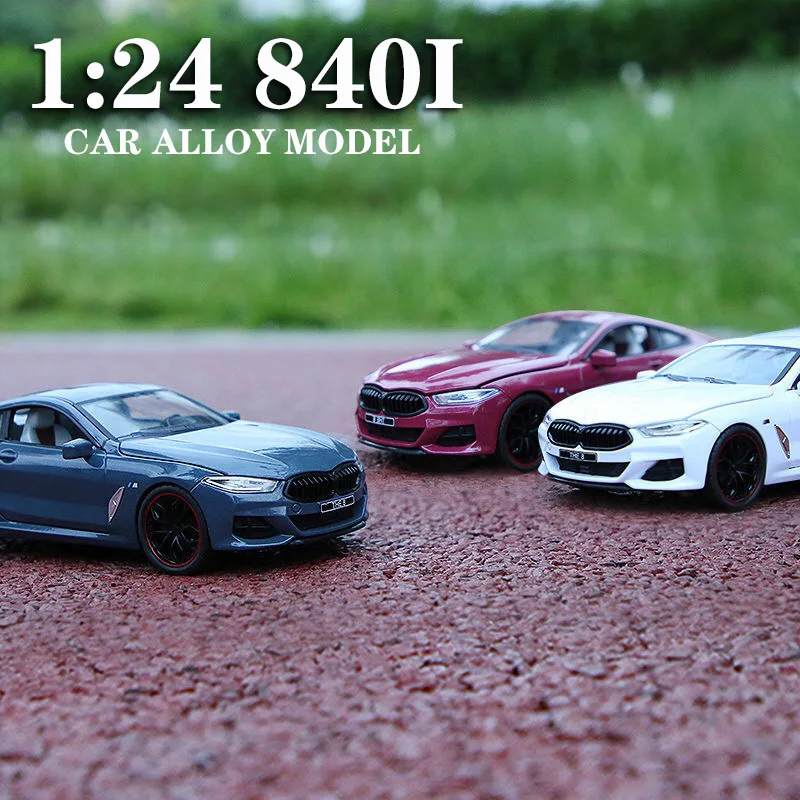

Модель спортивного автомобиля из сплава 1:24 BM 840I Gran Coupe M8, литые игрушки и коллекционные игрушки, автомобили, игрушка, подарок на день рождения, подарок для мальчика, бесплатная доставка